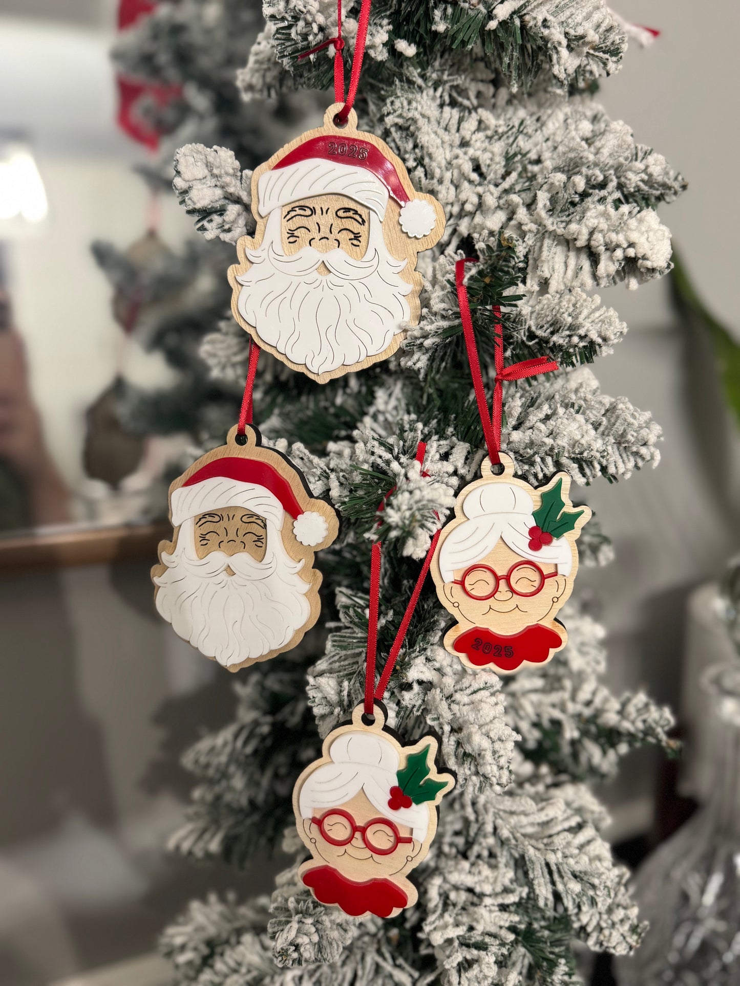 Santa & Mrs. Claus Ornaments