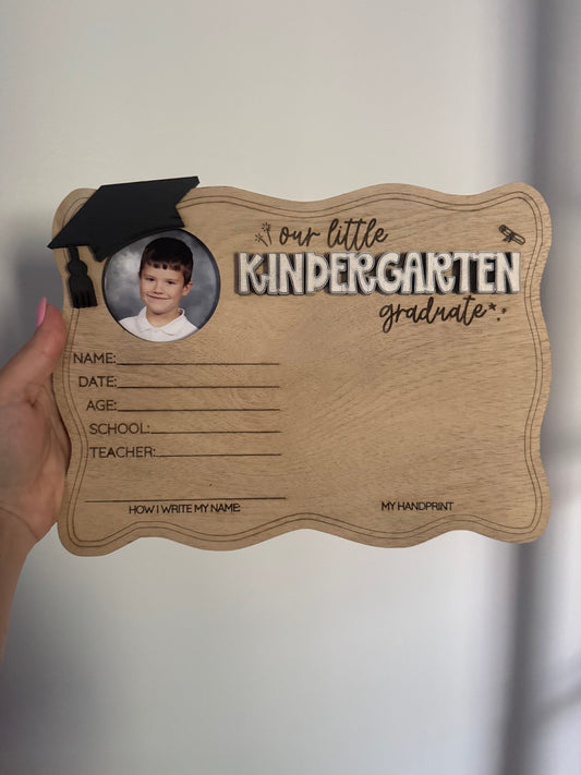 Kindergarten Graduation Keepsake Plaque