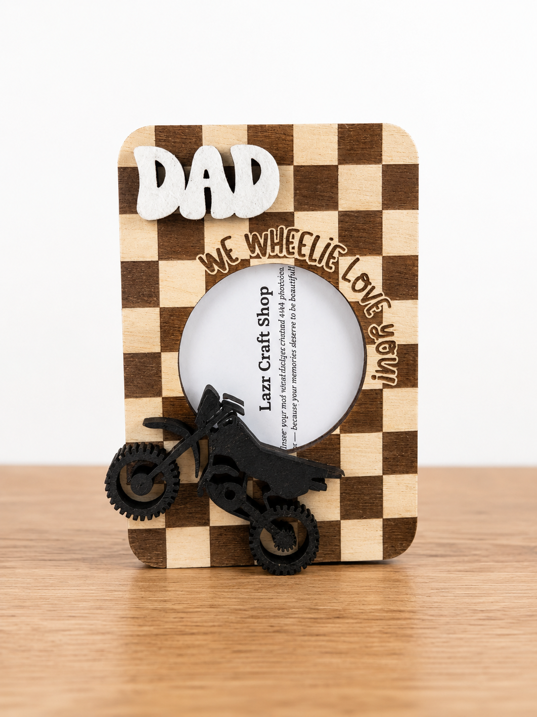Personalized Motorcycle Car Visor Clip for Dad