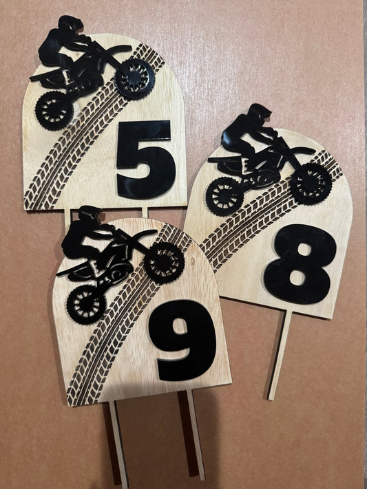 Dirt Bike Cake Topper